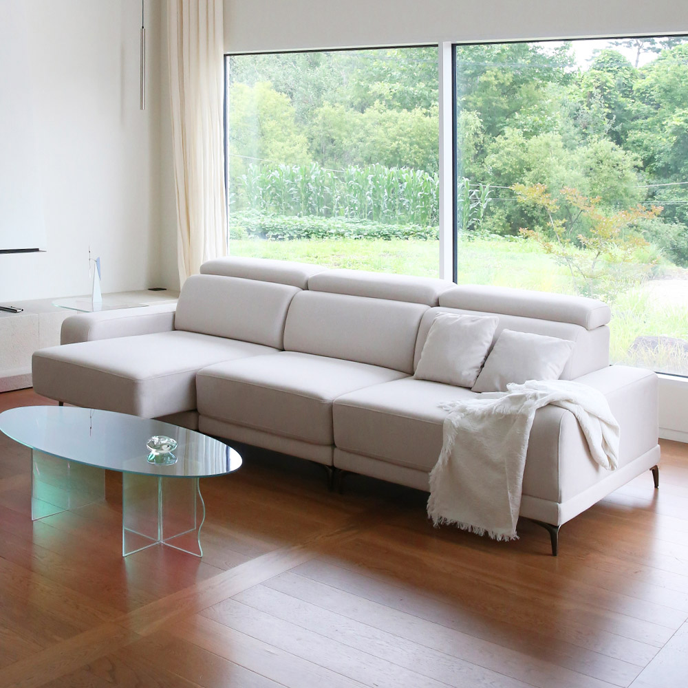 누보 3세대 리클라이너 슬라이딩 모션 무빙 쇼파 메리원단 3인/4인 소파