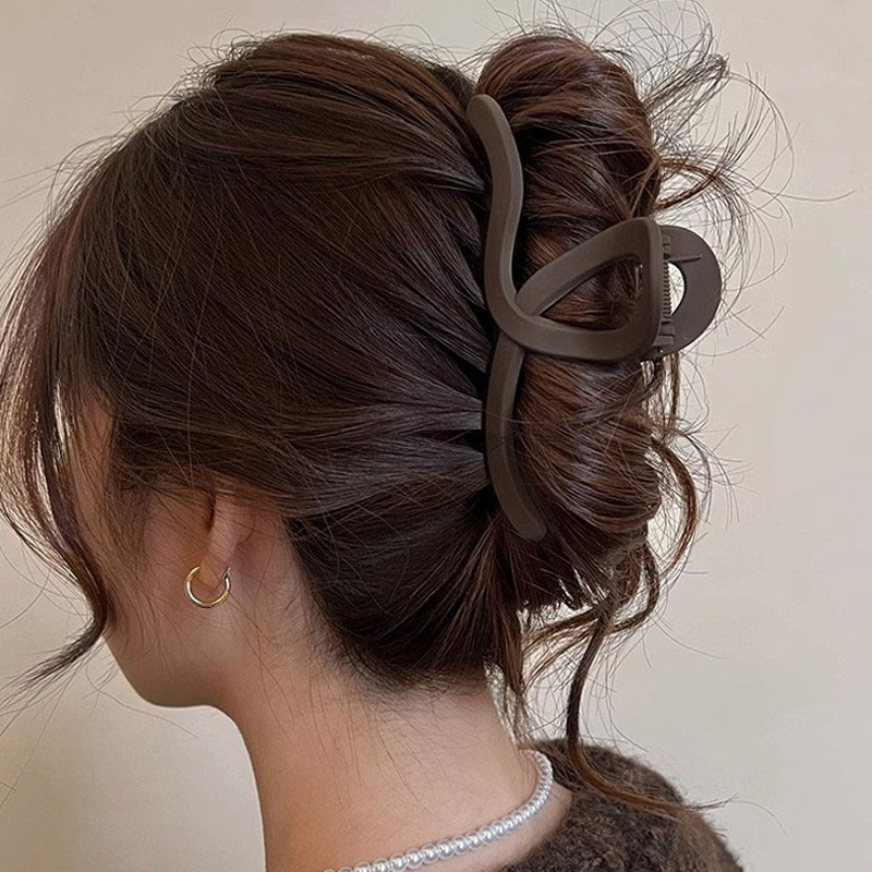 무광 웨이브 유니크 집게핀 N996 - 상세 이미지 2