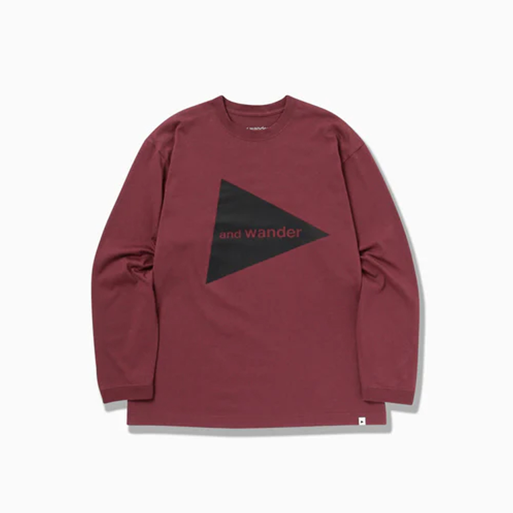 앤드원더 티셔츠 and wander logo LS T 남녀공용 5745284087 - 상세 이미지 5