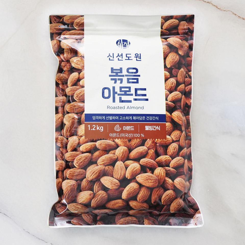 메가마트 신선도원 볶음 아몬드 1.2kg - 상품 이미지