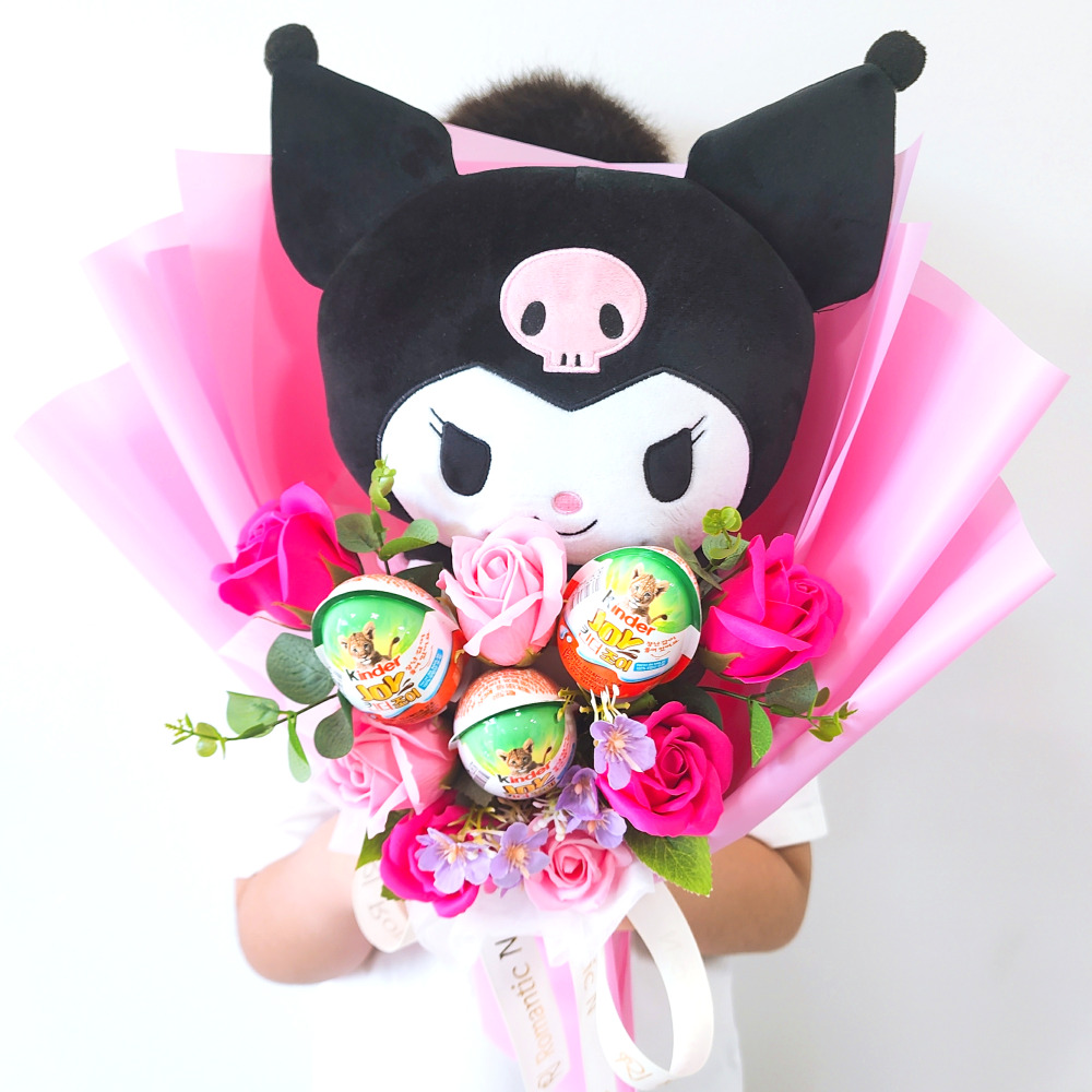 산리오 인형꽃다발 대형 시나모롤 쿠로미 킨더조이 졸업 어린이 꽃다발