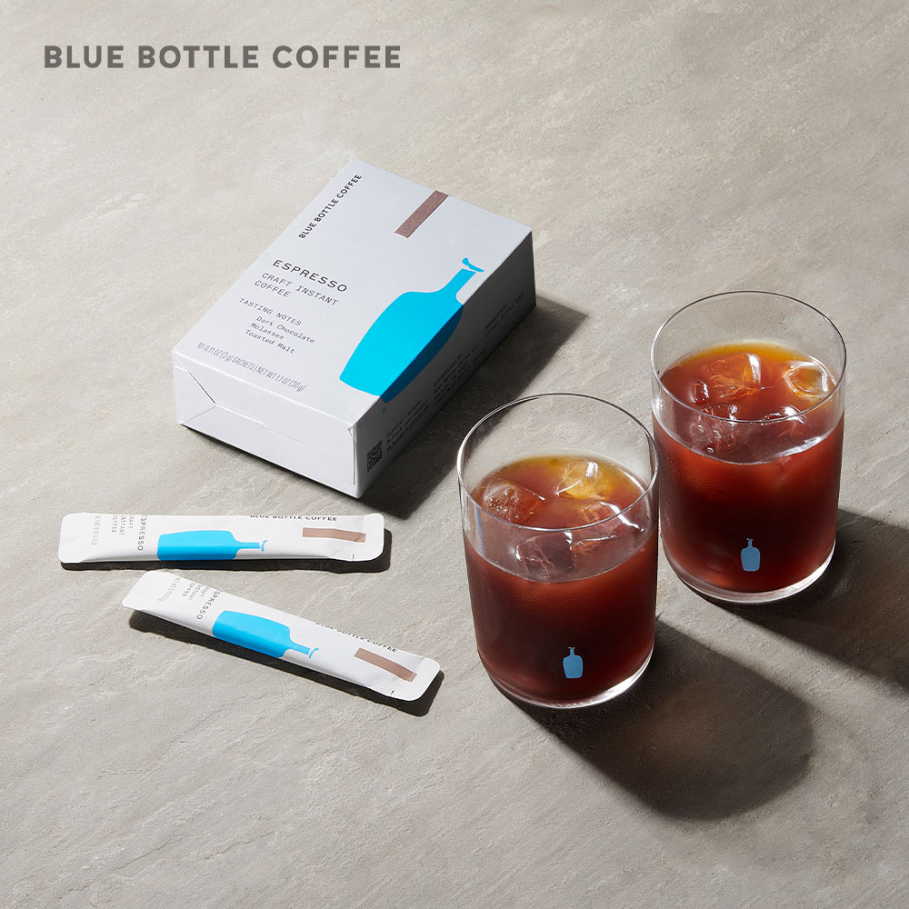 [공식] 블루보틀 크래프트 인스턴트 커피 에스프레소 싱글 서브 Blue Bottle Craft Instant Coffee Espresso Single Serve - 상세 이미지 3