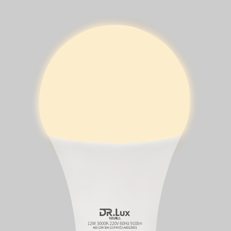 LED 전구 램프 12W, 전구색, 1개