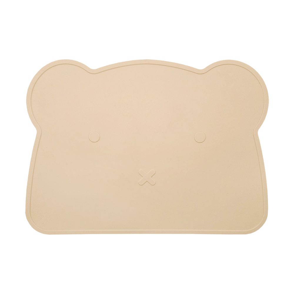 허밍베베 실리콘 이유식 얌얌 곰돌이 식탁 매트