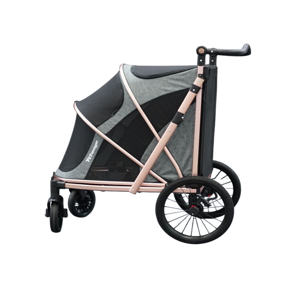 펫신져 헤비 캐리어 접이식 반려동물 유모차 대형견 개모차