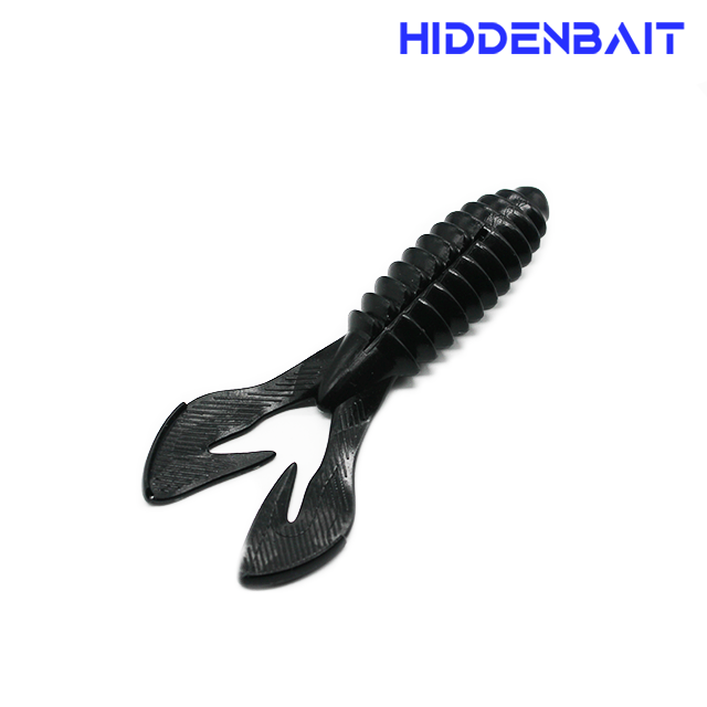 히든베이트 팔라스 호그웜 배스웜 배스루어 소프트베이트 H007 PUMPKIN RED, 9.5cm(3.7inch) - 상세 이미지 2