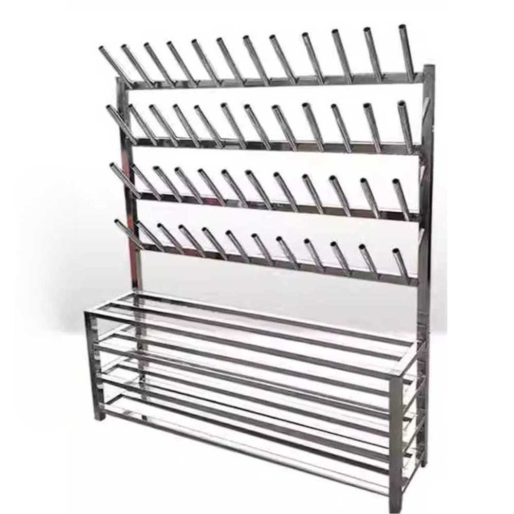 장화 정리대 걸이형 스탠드 신발 건조 스테인리스 201소재 10쌍(80x140cm) - 상품 이미지