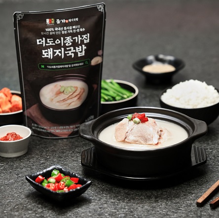 4팩 더도이종가집 부산 돼지국밥 맛집 사골육수 캠핑음식 국밥 밀키트 630g 4개 - 상세 이미지 2