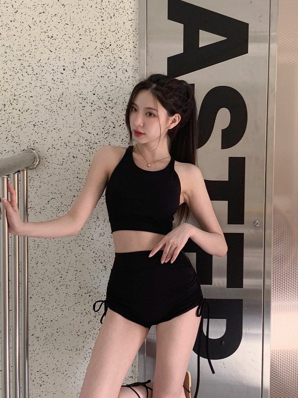 스포츠브라 노와이어 브라탑 여름 브라렛 운동 크롭 이너 - 상세 이미지 3