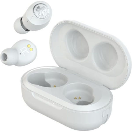 [해외]JLab, 에어 ANC 트루 와이어리스 블루투스 이어버드 | 흰색 액티브 노이즈 캔슬링 저지연 영화 모드 듀얼 커넥트 IP55 땀 저항 커스텀 3 EQ 사운드 설정