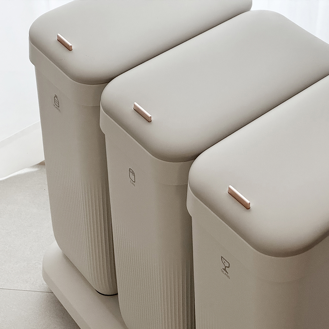 플루딕 가정용 재활용 분리수거함 3P 세트