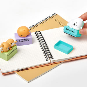 담곰이 랜덤 스탬프 피규어 도장 농담곰 퍼그 고로케 임팔라 나가노 캐릭터... 실사용 후기 | 효과 있을까? - 상품 이미지 4