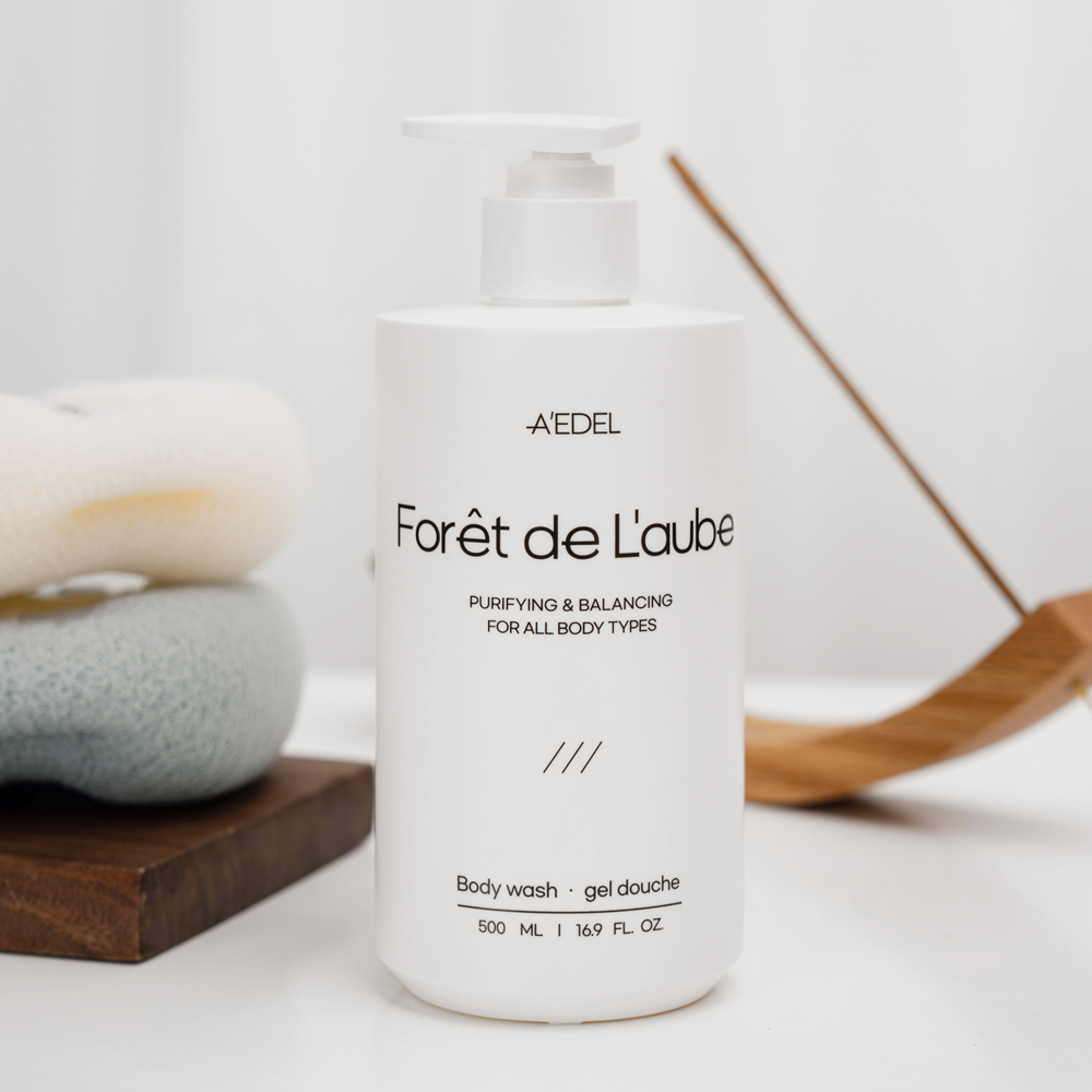에이델 비건 등드름 바디워시 500ml 펩타시놀 보습 약산성 퍼퓸 샤워젤 향좋은 라레플뢰르