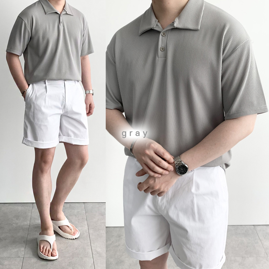냉감 아이스 여름 쿨론 PK 반팔 카라티 기능성 쿨 스판 무지 피케티셔츠 - 상세 이미지 2
