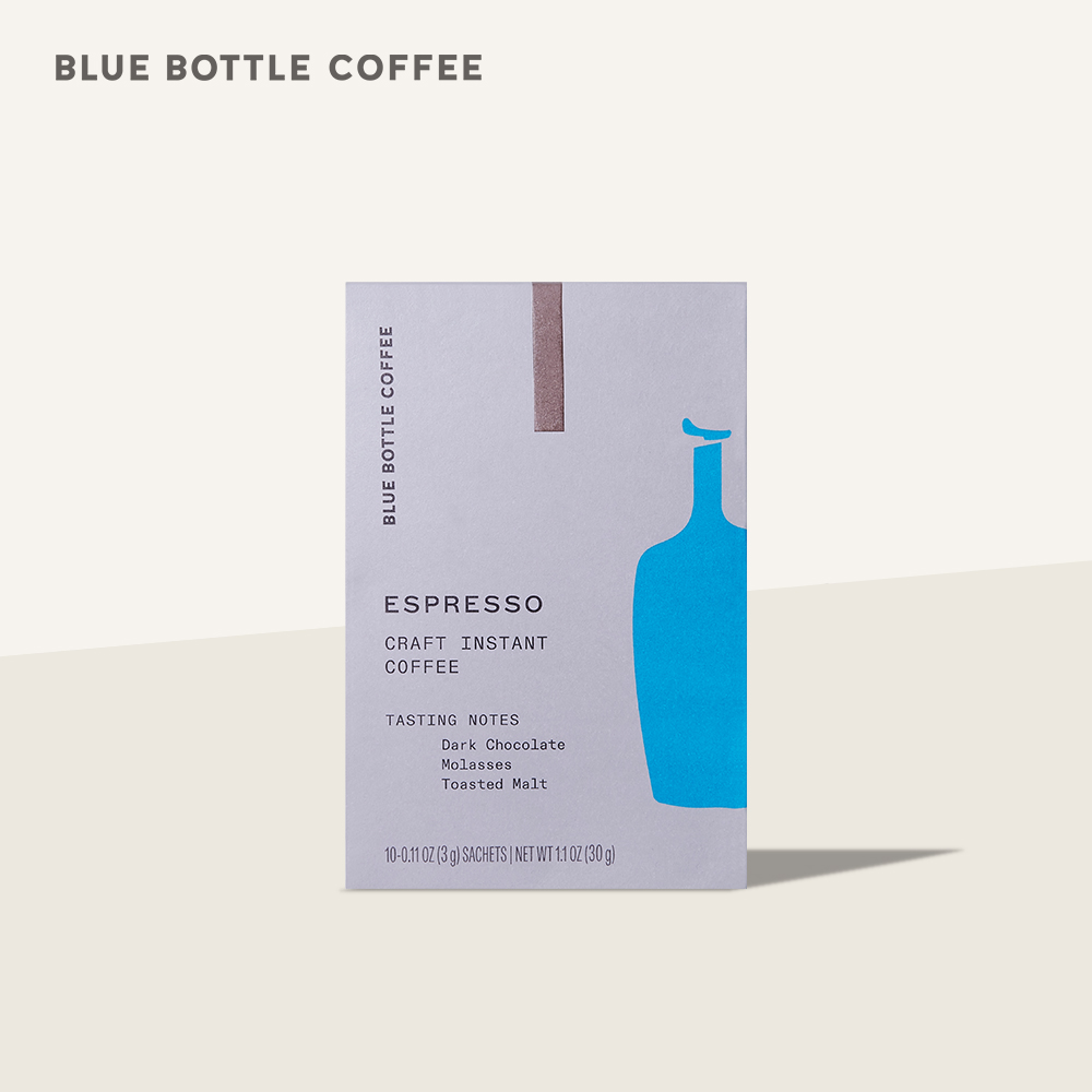 [공식] 블루보틀 크래프트 인스턴트 커피 에스프레소 싱글 서브 Blue Bottle Craft Instant Coffee Espresso Single Serve - 상품 이미지