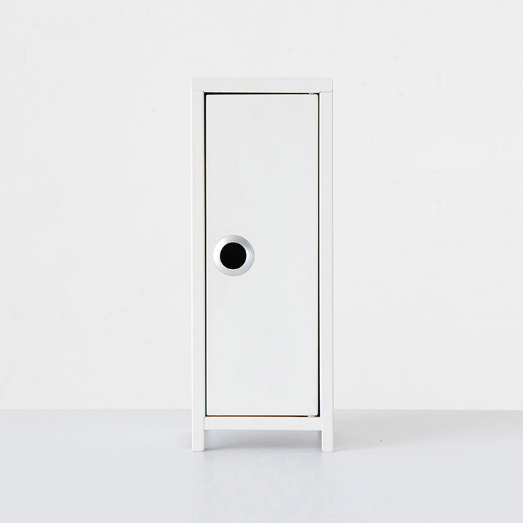 심플리 미니수납장 105x105x275mm, 1단, 화이트 5912.1266 - 메인 이미지