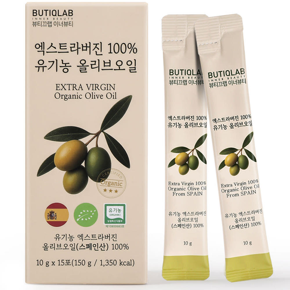 뷰티끄랩 이너뷰티 유기농 엑스트라버진 100% 올리브오일 스틱 스페인산 150ml, 1개 - 메인 이미지