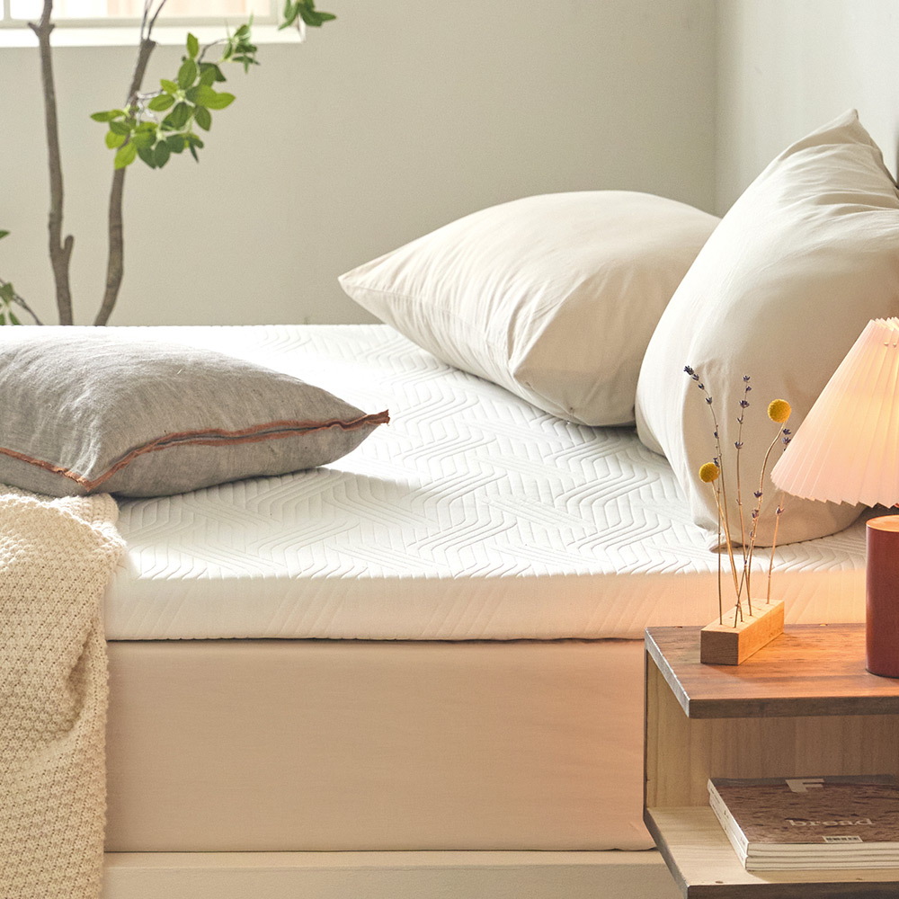 베네베딩 메모리폼 거실 바닥 토퍼 매트리스