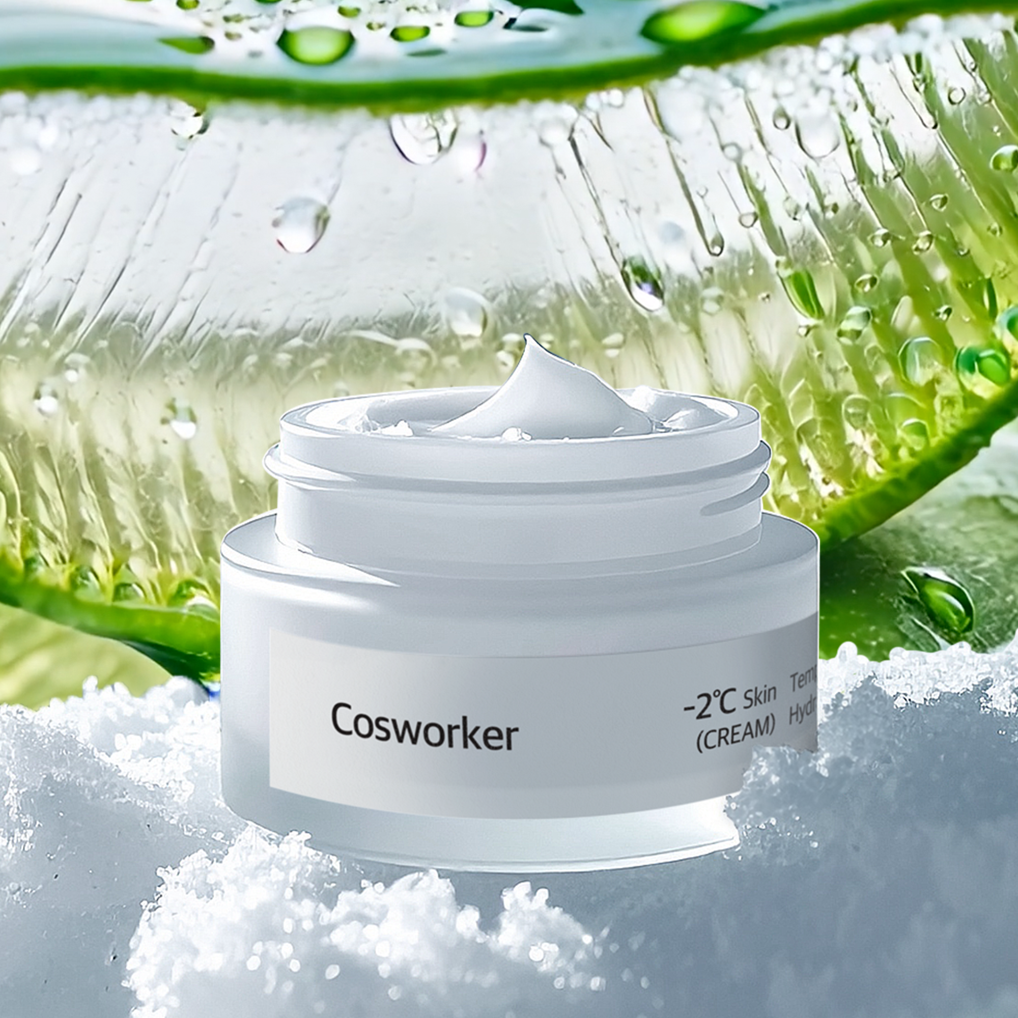 알로에 스쿠알란 미백 수분 크림