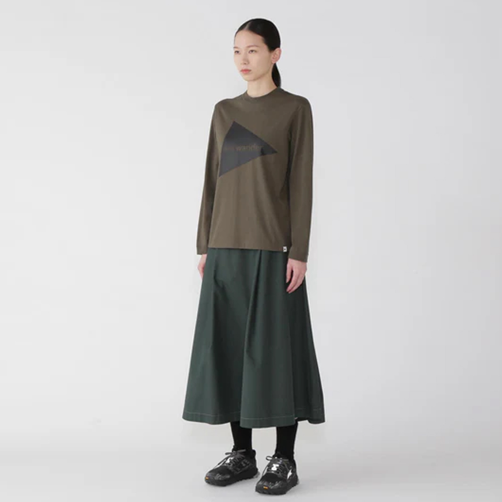 앤드원더 티셔츠 and wander logo LS T 남녀공용 5745284087 - 상세 이미지 2