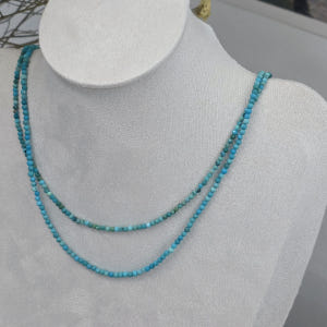 14k 골드필드 터키석 목걸이 12월 천연 탄생석 원석 비즈 솔직 후기 | 실사용자 리뷰 분석 - 상품 이미지 4