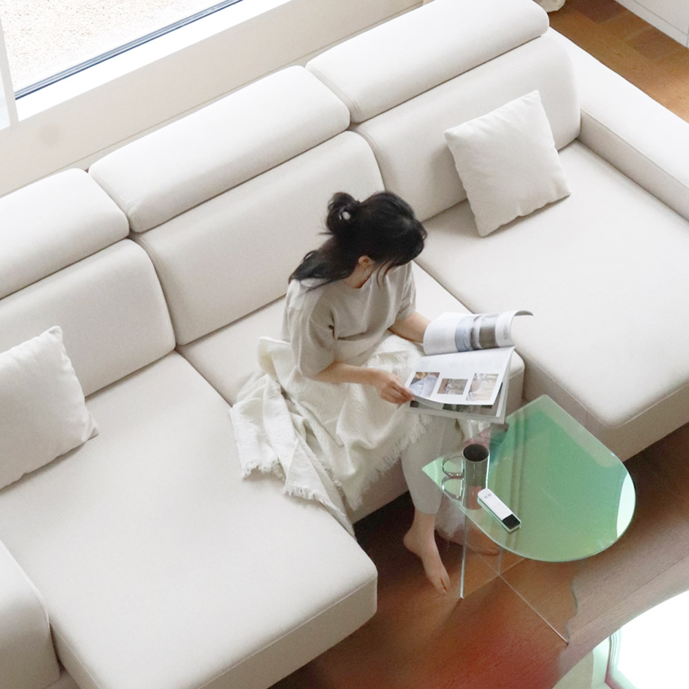 누보 3세대 리클라이너 슬라이딩 모션 무빙 쇼파 메리원단 3인/4인 소파