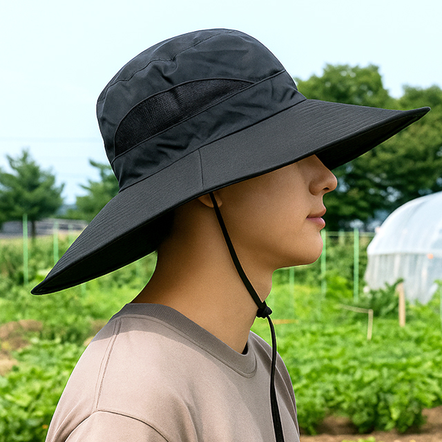 햇빛가리개모자 농사모자 자외선 차단 여성 여름 밭일 햇볕 물놀이 베이직 성인플랩캡