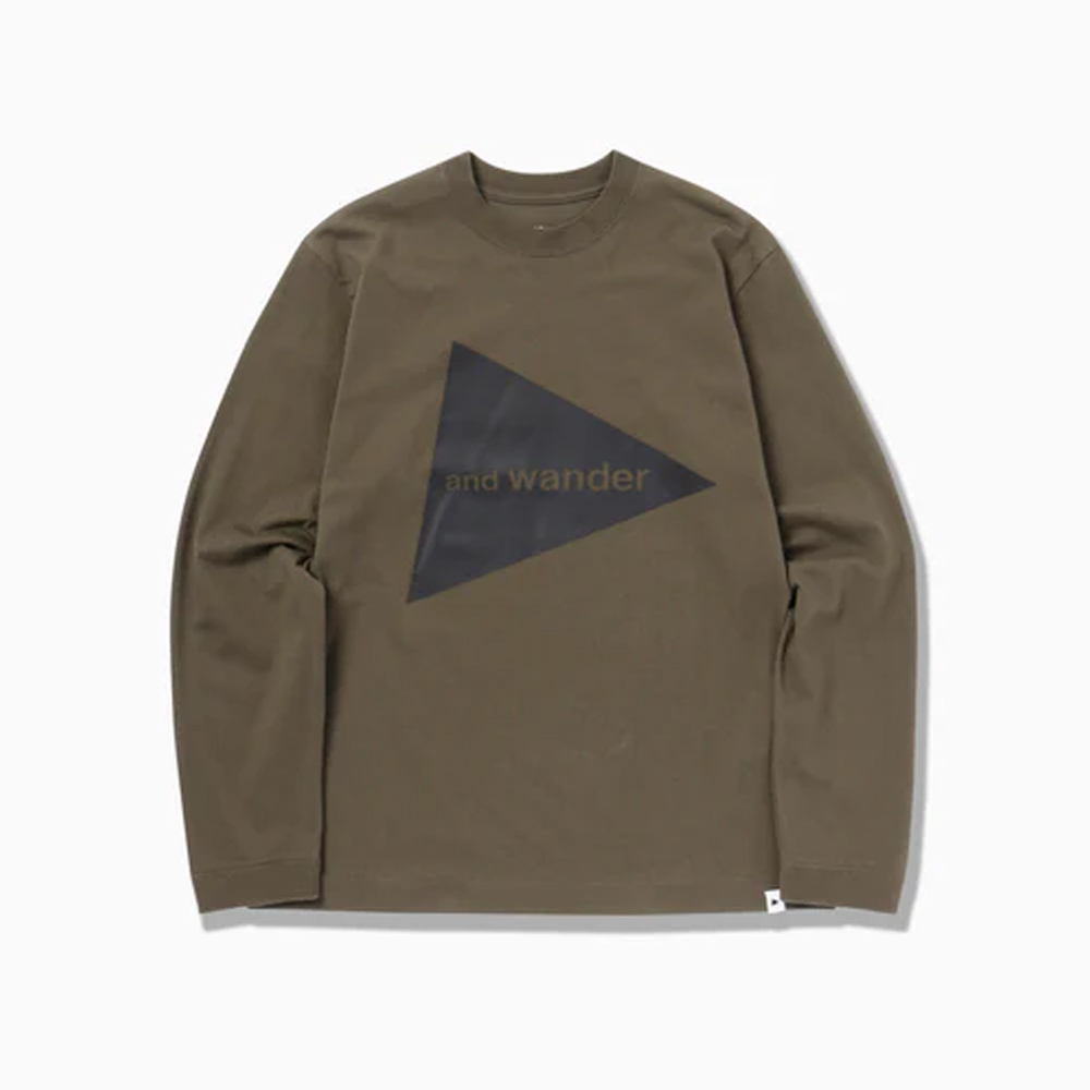 앤드원더 티셔츠 and wander logo LS T 남녀공용 5745284087 - 상세 이미지 4
