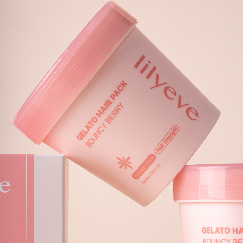 릴리이브 리페어턴 젤라또 헤어팩 200ml 1개 고농축 단백질 손상모 물미역 트리트먼트 - 상세 이미지 4