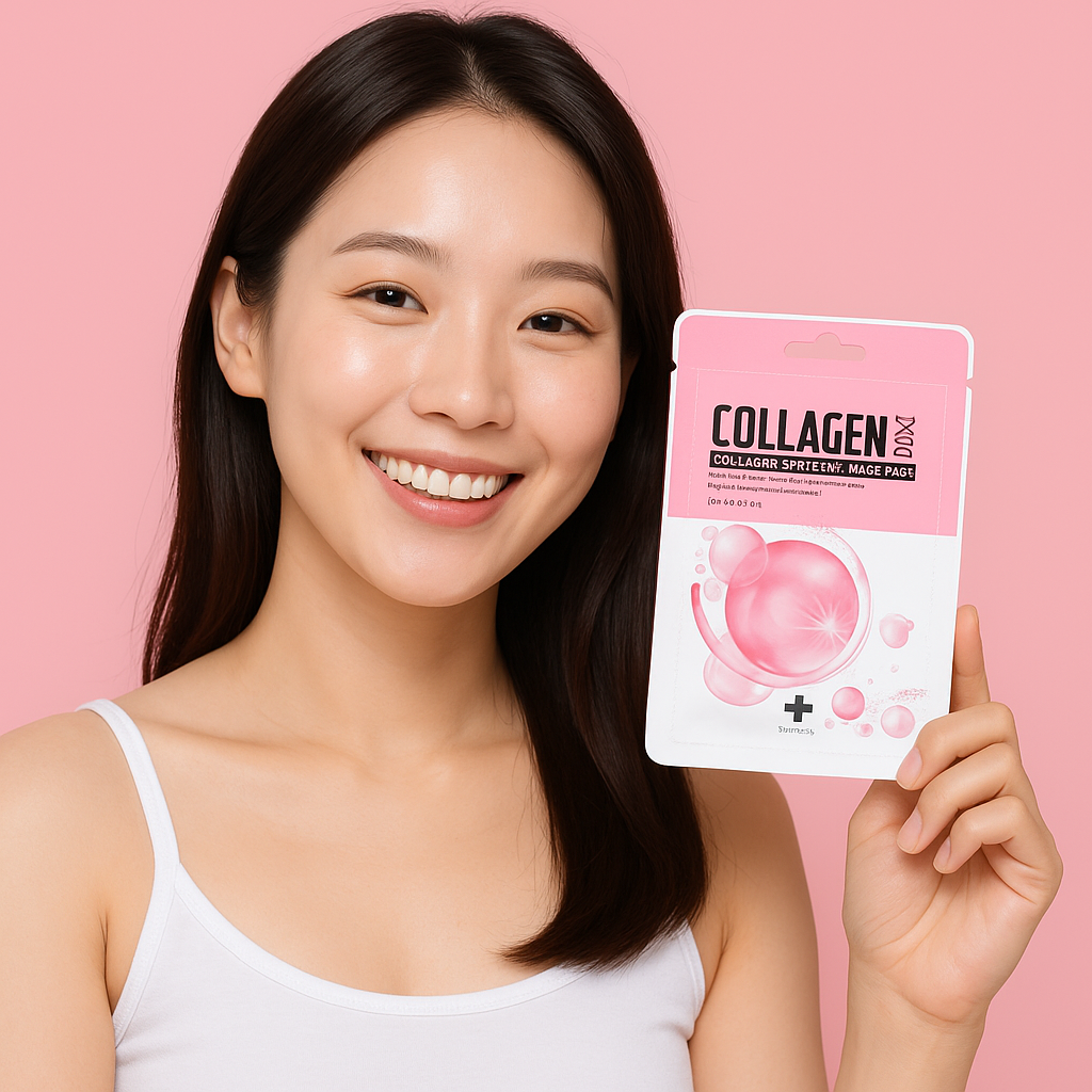 고농축 콜라겐 마스크팩 피부 수분 보습 얼굴 마스크팩 - 상품 이미지