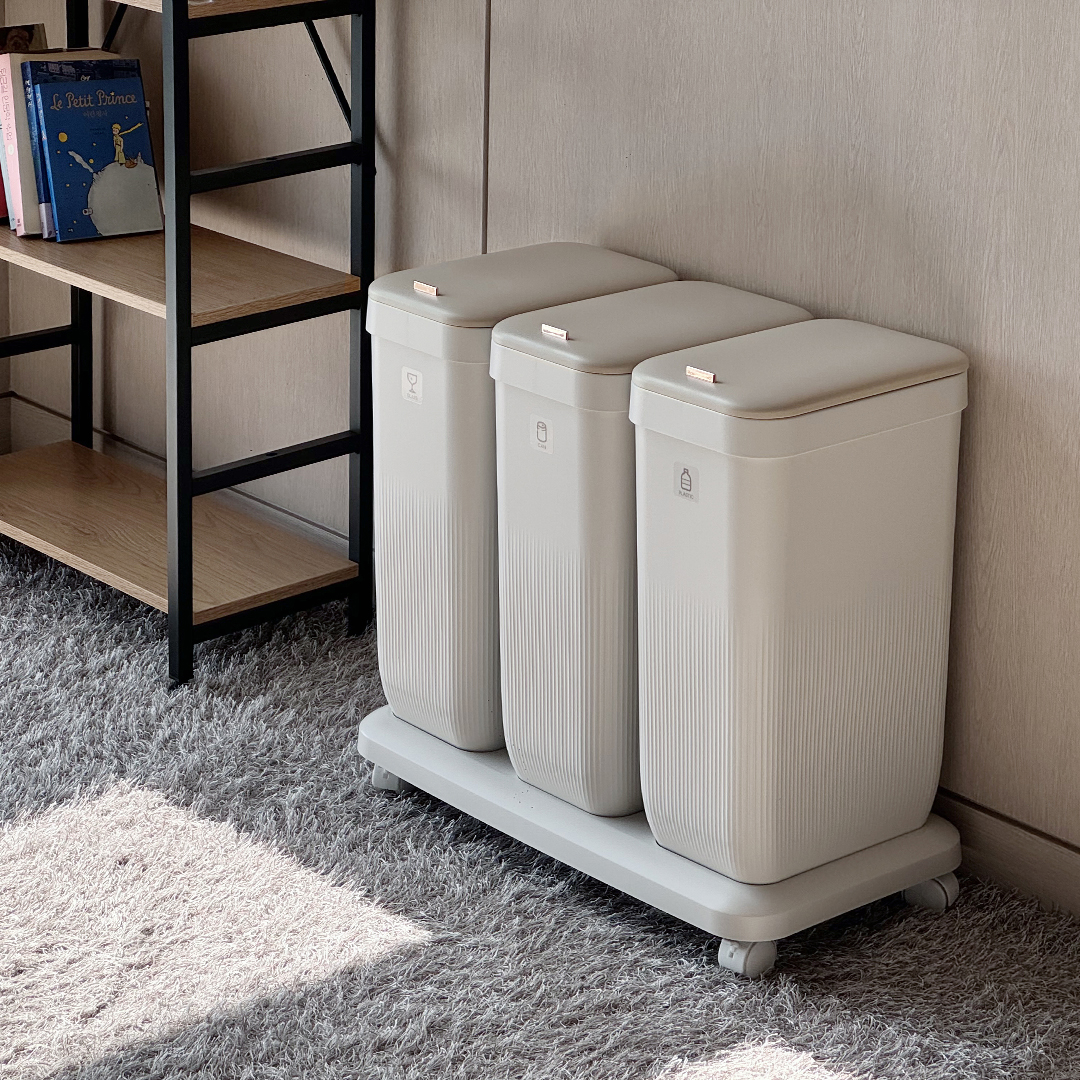 플루딕 가정용 재활용 분리수거함 3P 세트