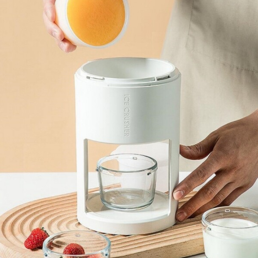 빙수기계가정용 눈꽃빙수 수동빙수기 슬러시 얼음가는기계