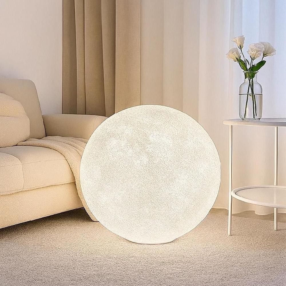 달조명 실내 LED 무드등 거실 침실 감성 조명 화이트 20CM - 메인 이미지