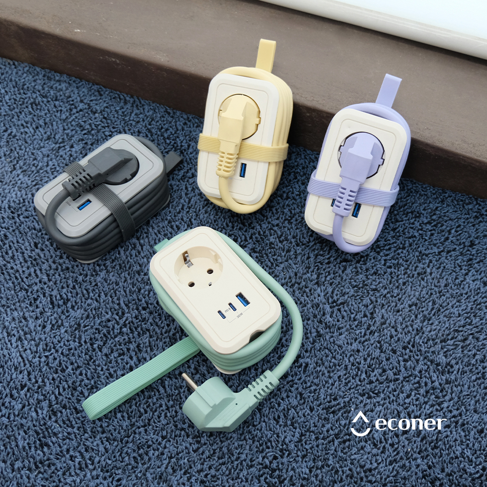 에코너 MT11 휴대용 캠핑 고용량멀티탭 PD 20W USB C타입 충전기 이미지 7