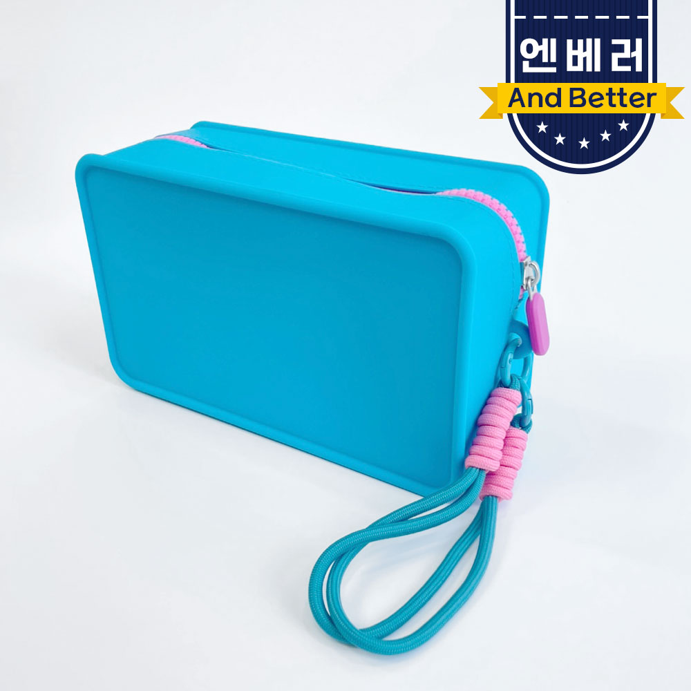 실리콘 파우치 쥬디 수영가방 모찌백 수영복파우치 여행용 - 상세 이미지 4