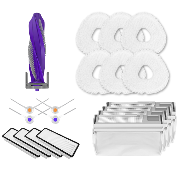 [호환] 나르왈 프레오 X Ultra 소모품 물걸레 더스트백 필터 브러쉬 6개월 세트 구성품 제품 이미지