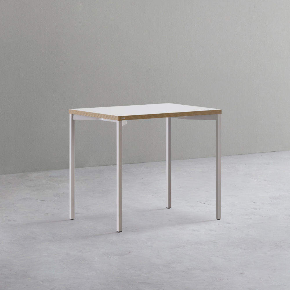 데스커 베이직 책상 800x600mm, 화이트 - 상품 이미지