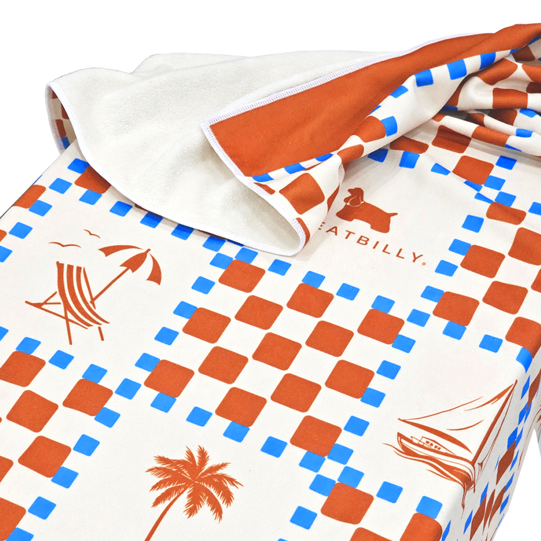 그래잇빌리 시즌 한정 비치타올 GREATBILLY BEACH TOWEL ( Stripe , Checkered ) - 상세 이미지 4