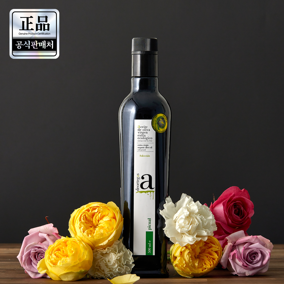 피쿠알 유기농 냉추출 엑스트라버진 올리브오일 올레오칸탈 올리브유 500ml, 1개 - 상품 이미지
