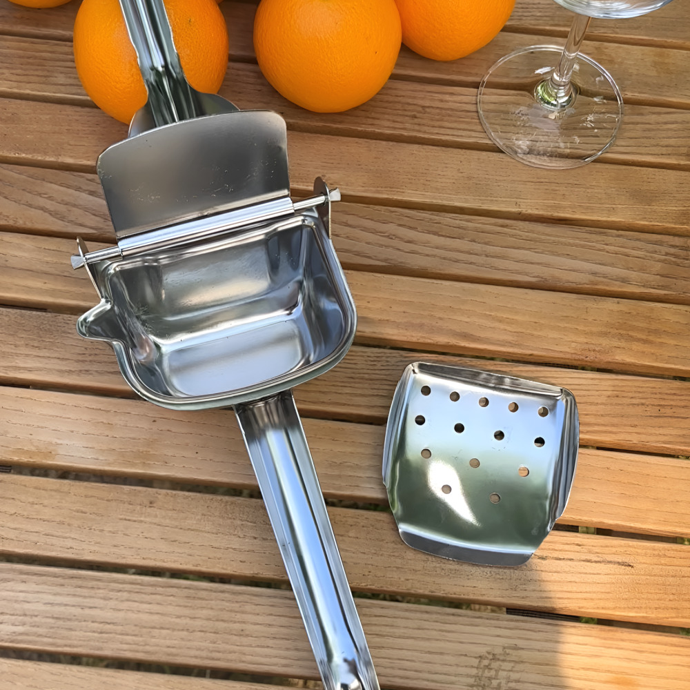 뉴테크캠쿡 스텐 레몬스퀴즈 스퀴저 수동착즙기 레몬즙짜개 과일짜기 즙짜는기계