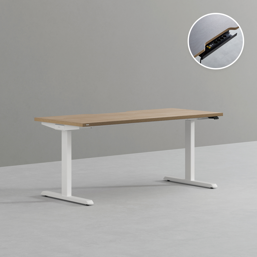 데스커 모션데스크 플러스 1600x700mm, 메이플 - 상품 이미지