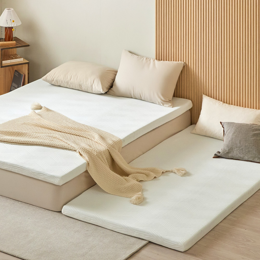 베네베딩 메모리폼 거실 바닥 토퍼 매트리스