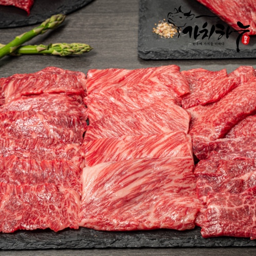 투쁠한우 갈비살 모둠세트600g+스테이크400g - 메인 이미지