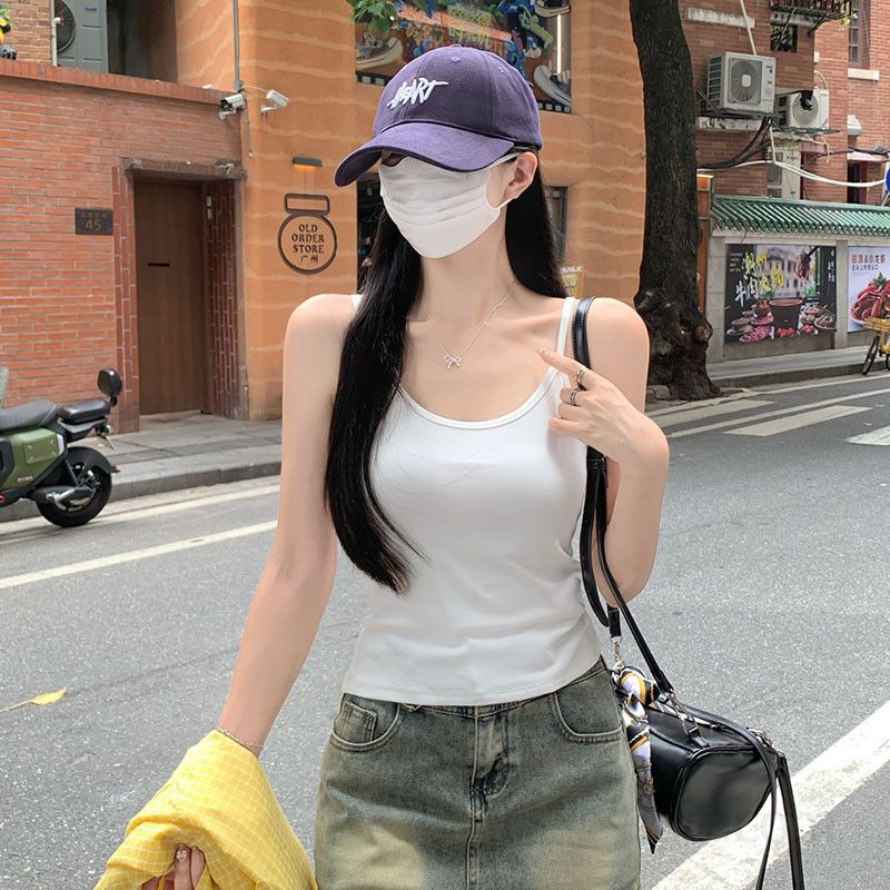 여성 여름 시스루 루즈핏 폴로카라 긴팔 셔츠 격자무늬 화이트 나시 슬리브리스 코디 여리여리핏 체형커버 데일리 캐주얼룩 TZ07489-1 - 상세 이미지 2