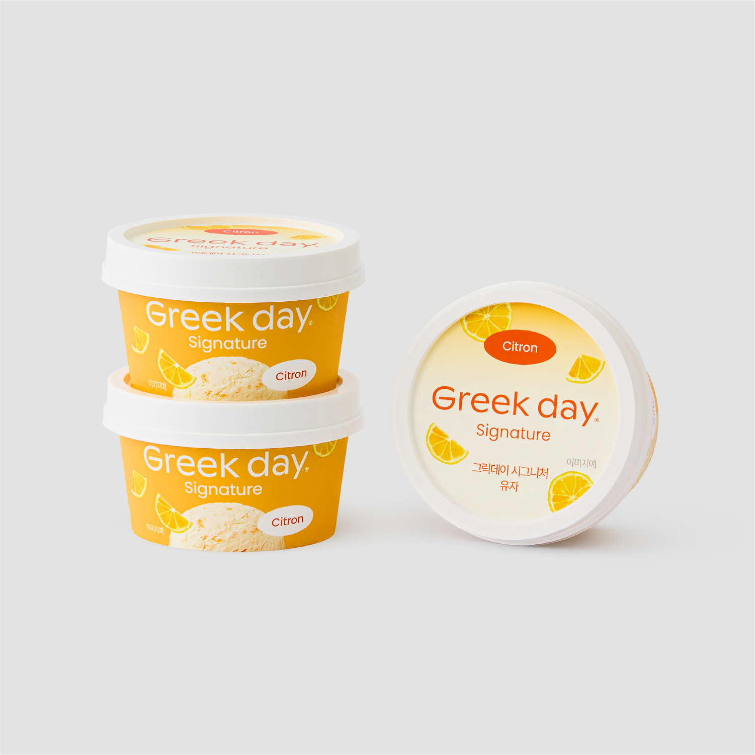 그릭데이 시그니처 유자 100g 3개입