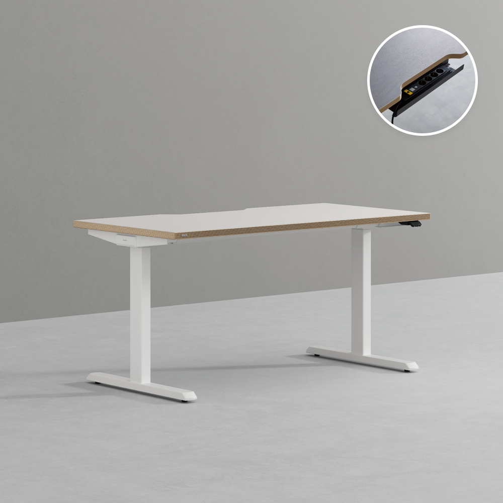 데스커 모션데스크 플러스 1400x700mm, 화이트 - 상세 이미지 4