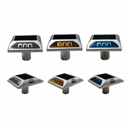 중앙선 솔라표지병 태양광 점멸 도로표지병 양면