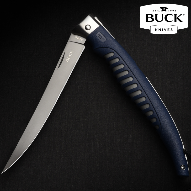 BUCK 실버 크릭 17cm 폴딩 휠레 나이프 - 메인 이미지