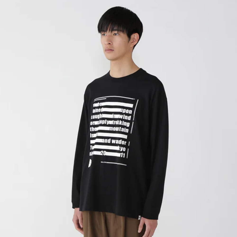 앤드원더 티셔츠 typography printed LS T 남녀공용 5745284089 - 상세 이미지 2