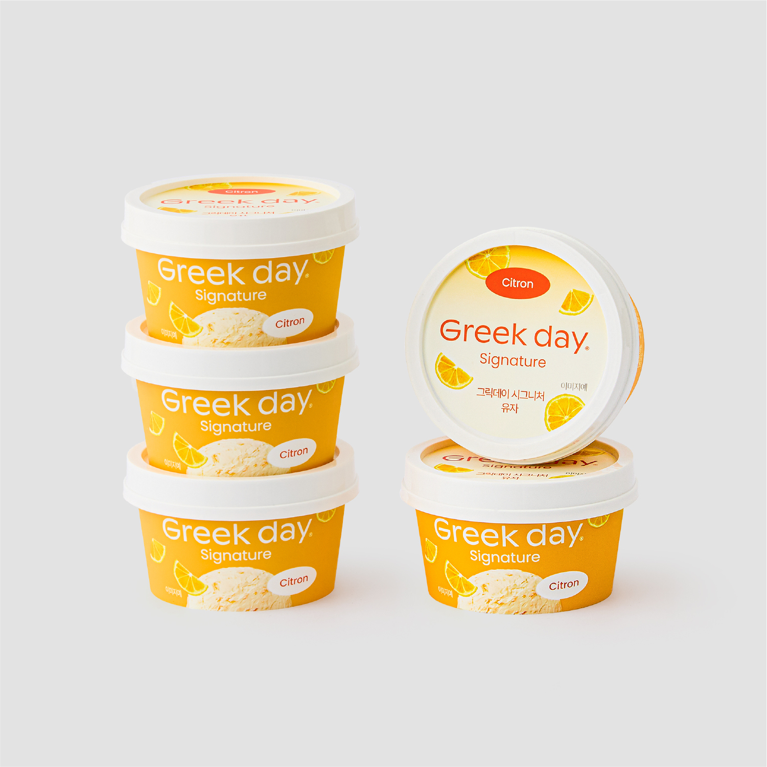 그릭데이 시그니처 유자 100g 5개입